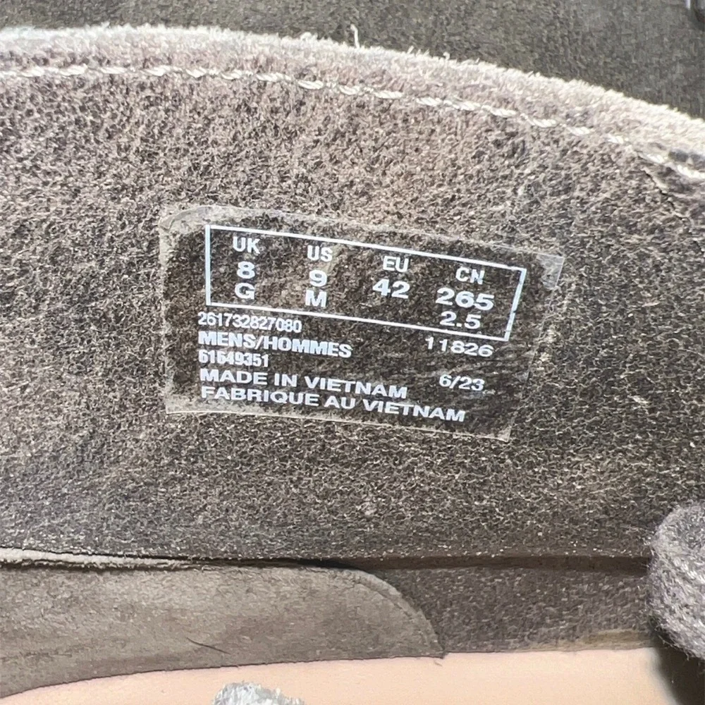 Clarks Originals Desert Boot Mens Size 9 Grey Suede Chukka Crepe Sole 11826